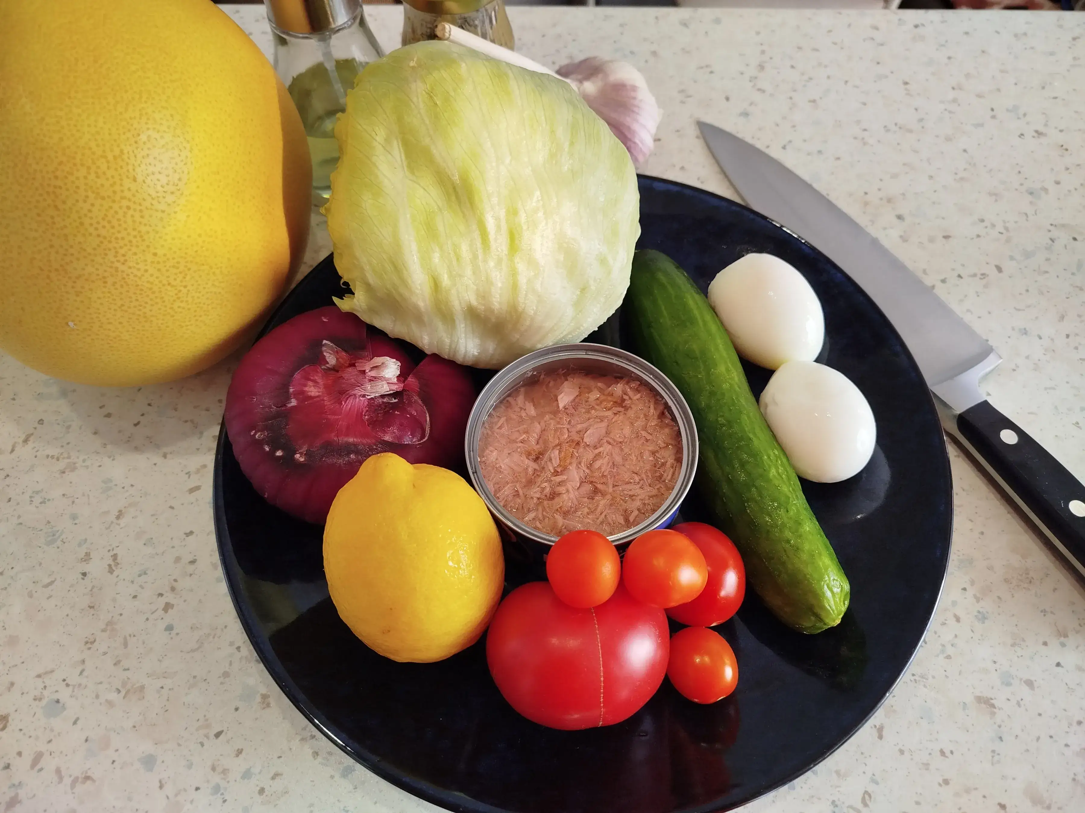 Салат «Нисуаз-Экзотик»: шаг 1