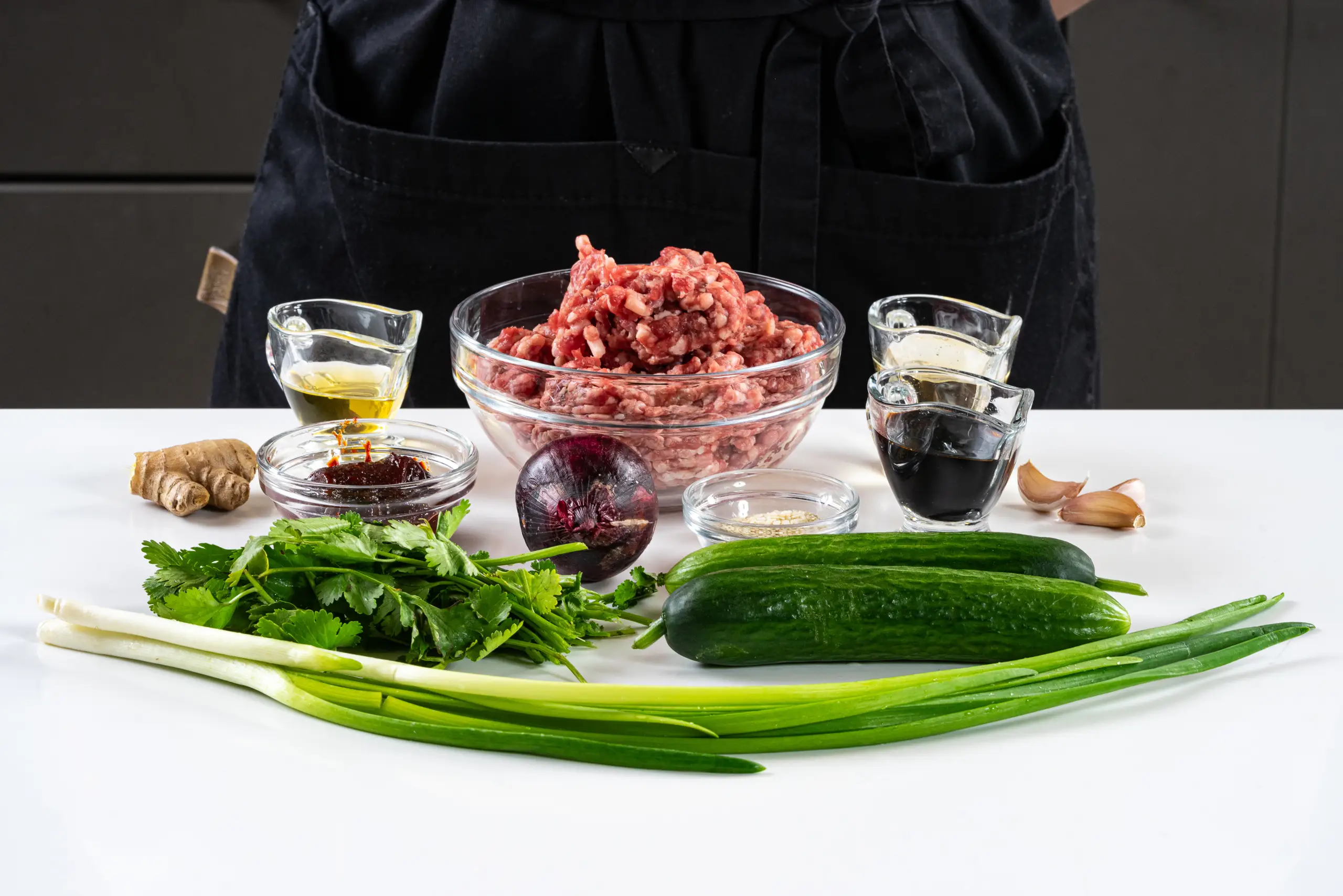 Шаг 1: Салат с фаршем по-корейски