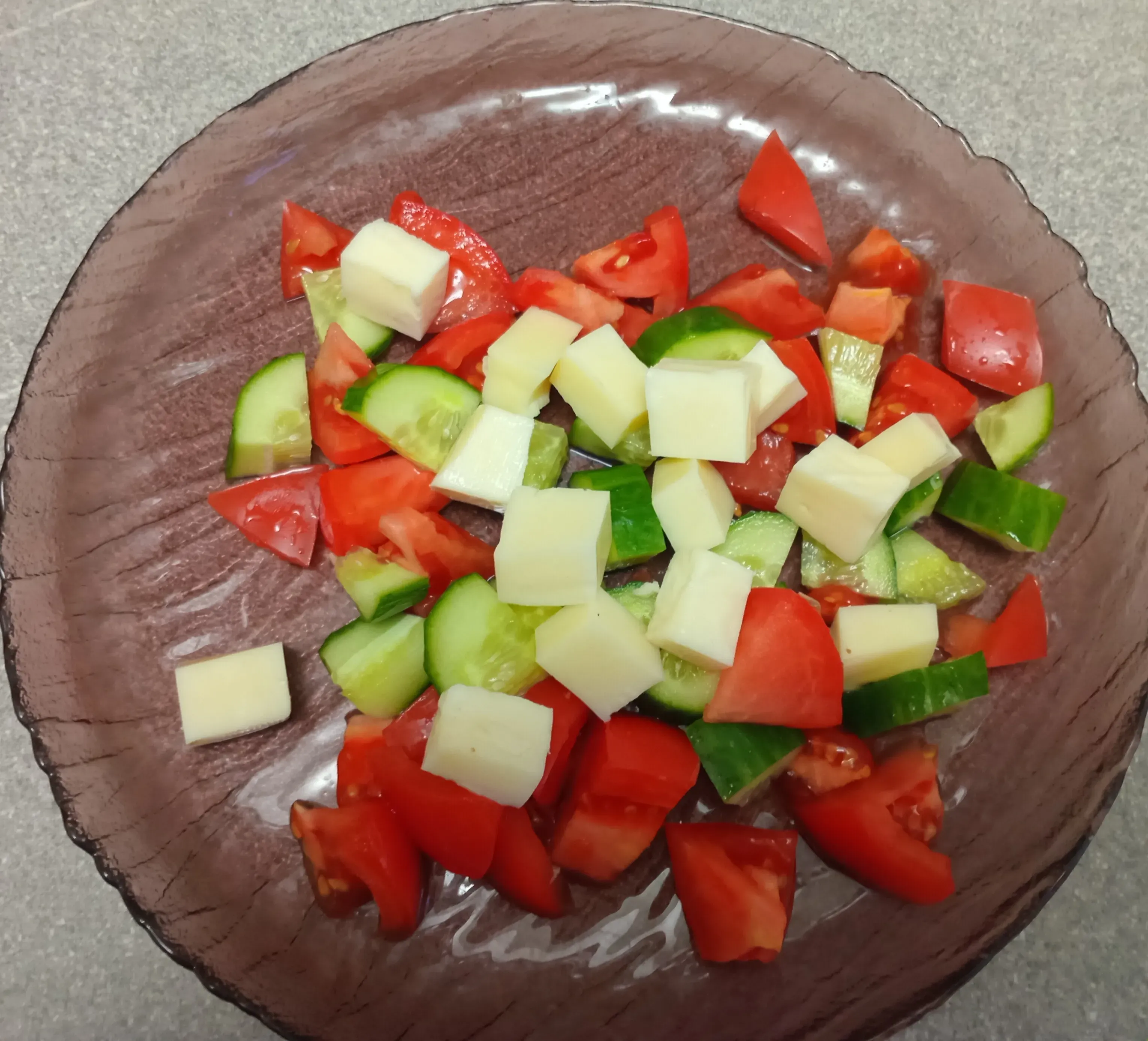 Салат с заправкой из зернистой горчицы: шаг 1