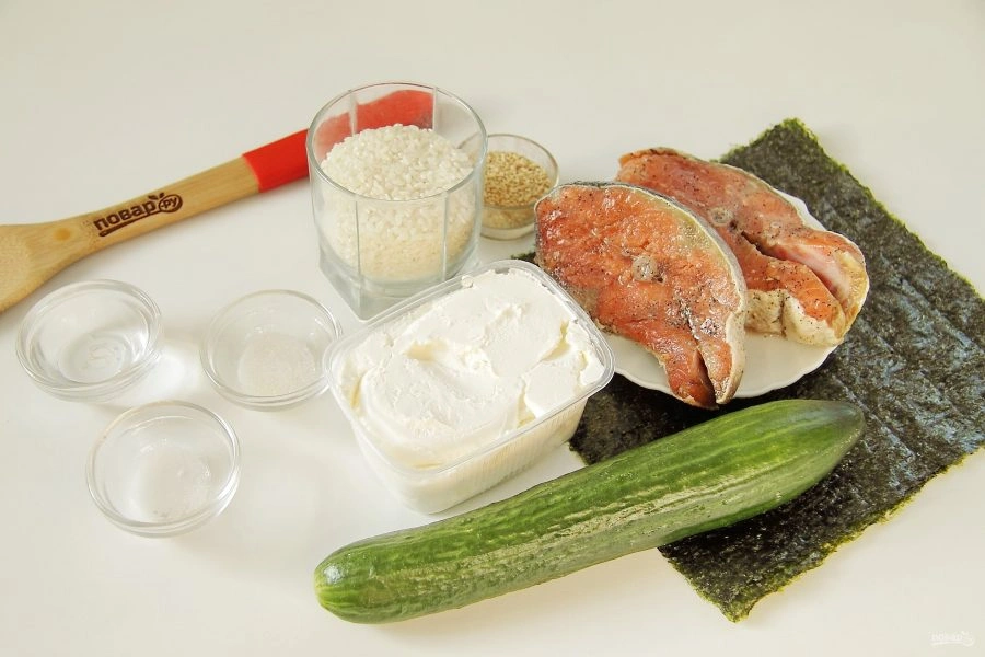 Шаг 1: Салат "Суши"