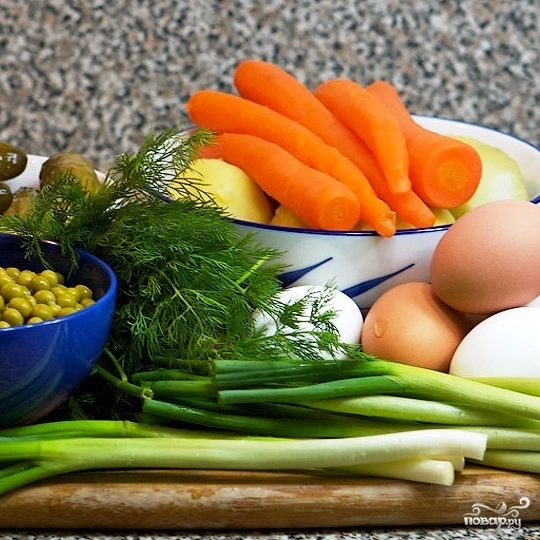 Шаг 1: Салат зимний