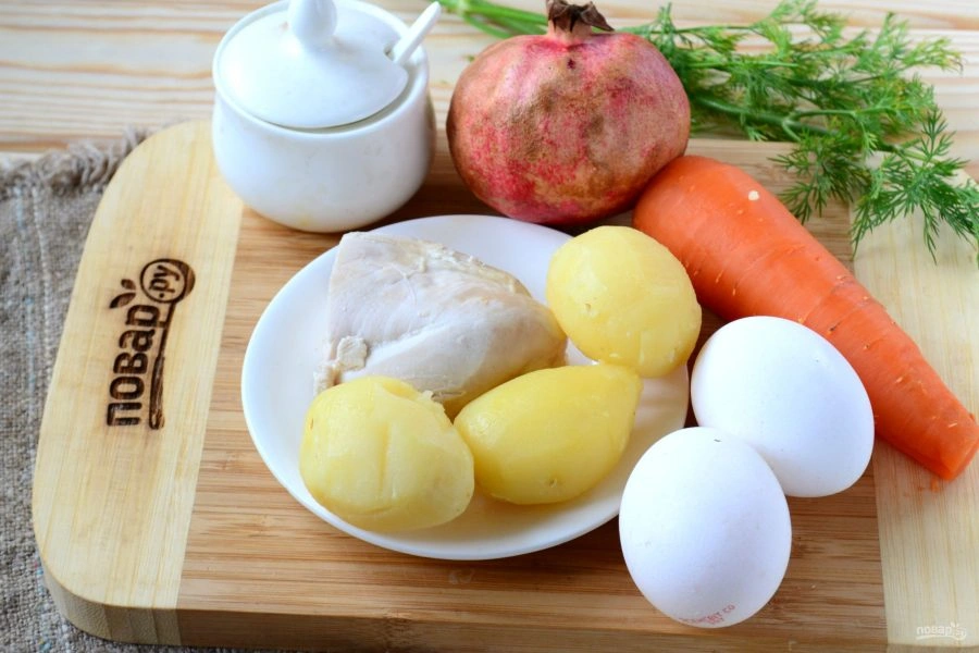 Шаг 1: Салатом Страсть и любовь