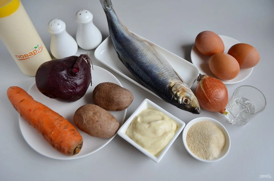 Шаг 1: Селедочный чизкейк