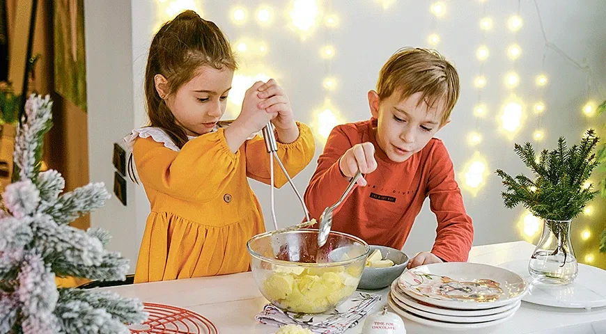 Сэндвичи из картофельных вафель с ветчиной: шаг 1