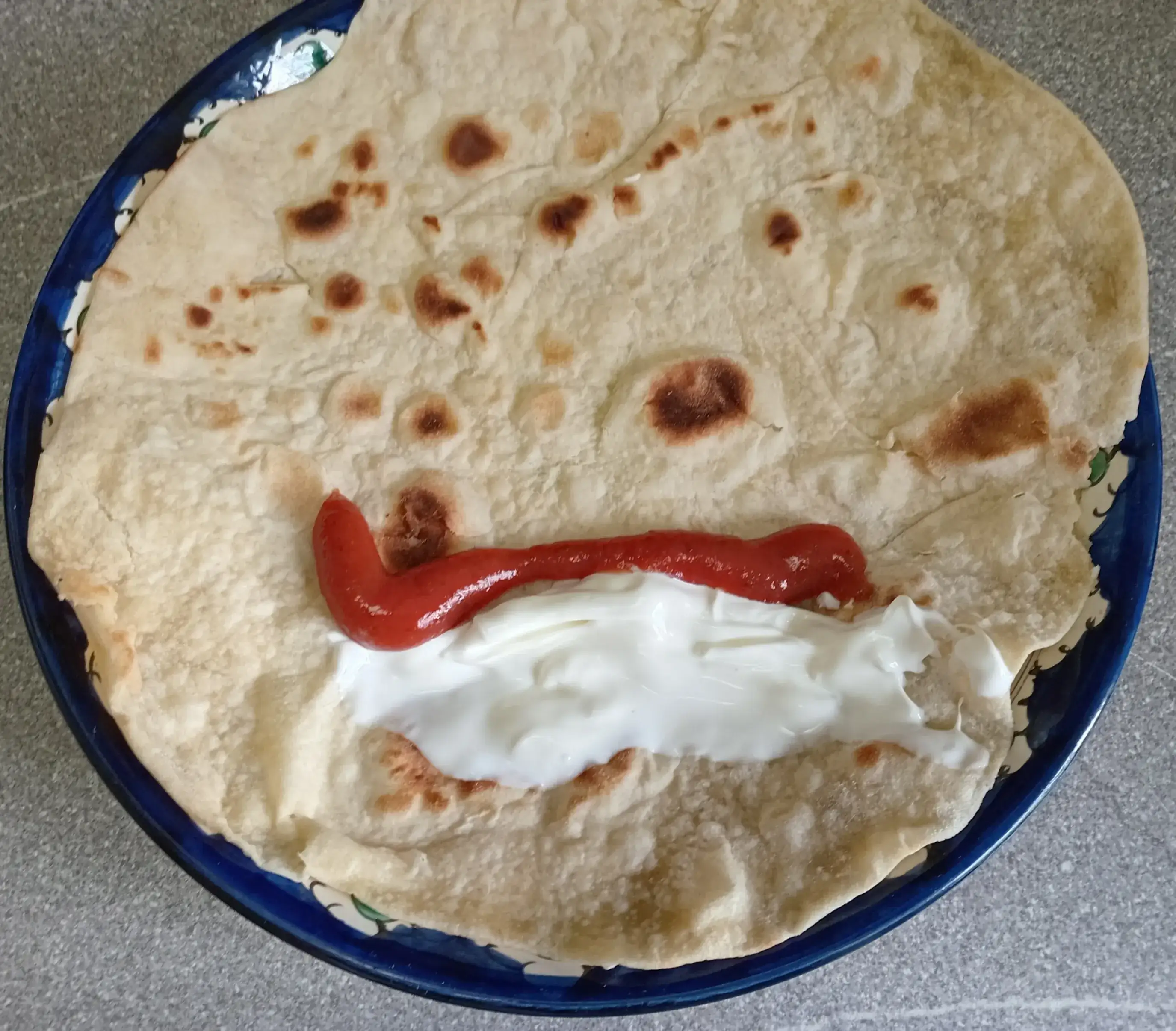 Шаурма с курицей и сыром: шаг 1