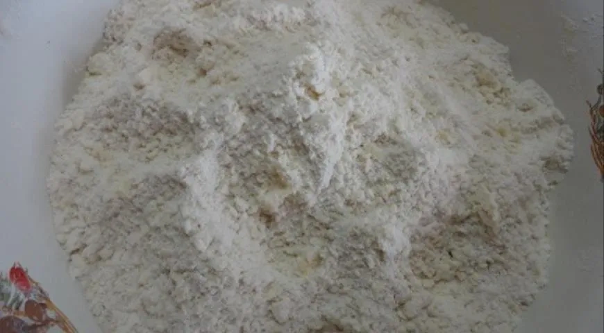 Шоколадно-апельсиновые сконы: шаг 1