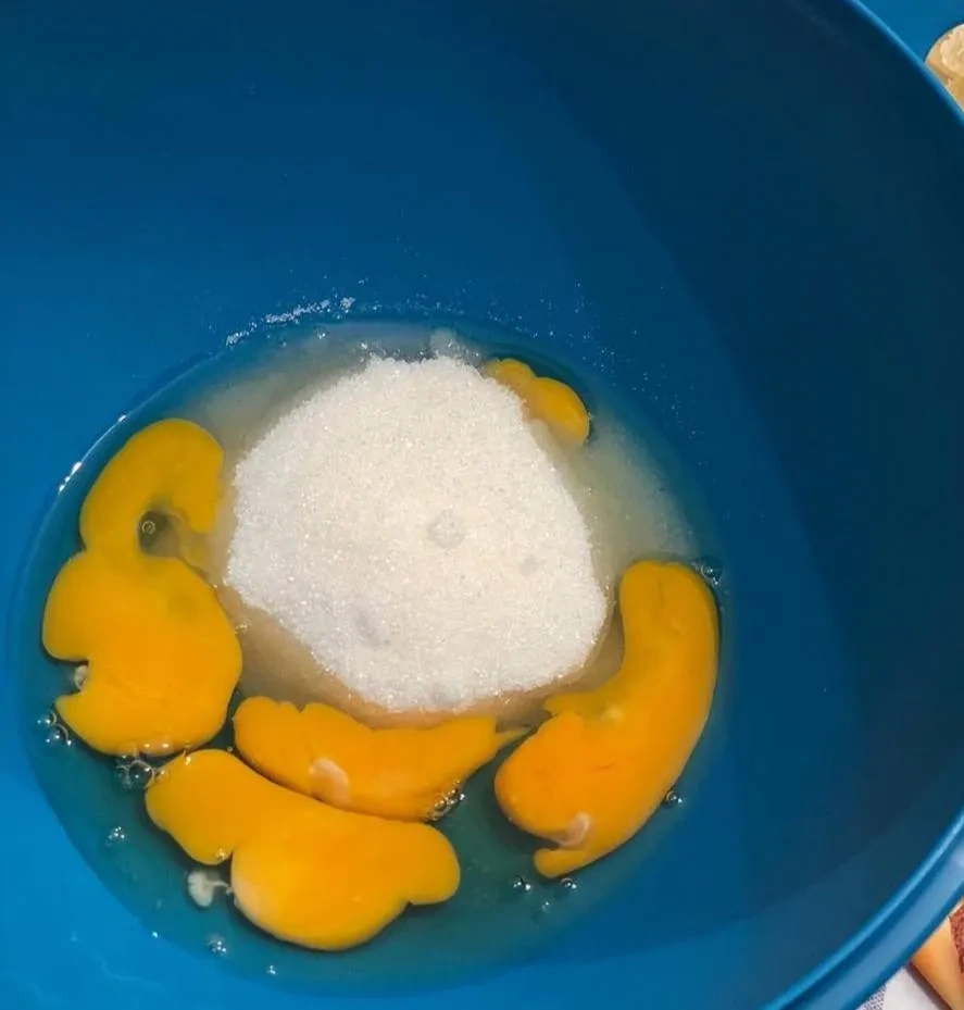 Шоколадно-банановый кекс: шаг 1