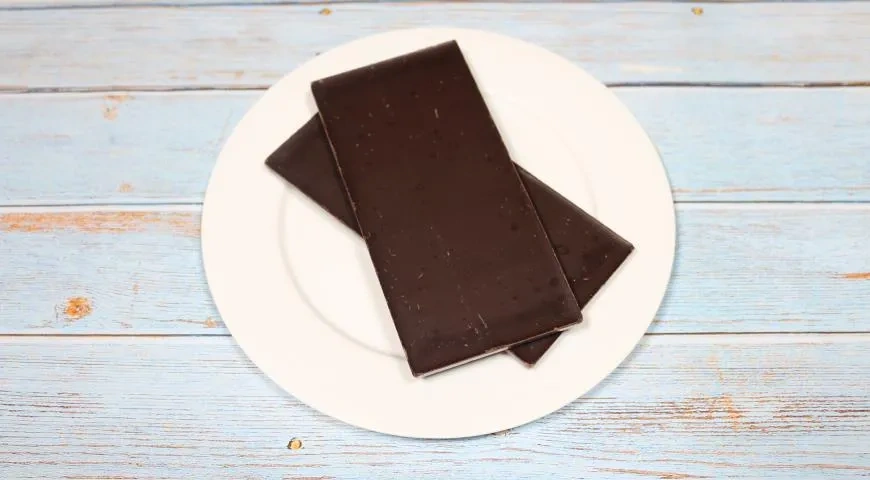 Шоколадный фондан с разрыхлителем: шаг 1