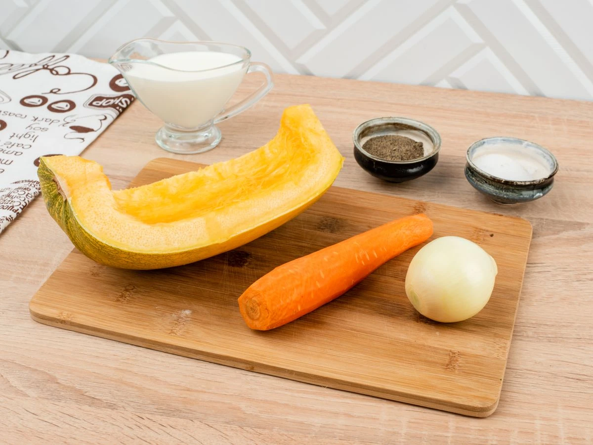 Шаг 1: Сливочный крем-суп из тыквы