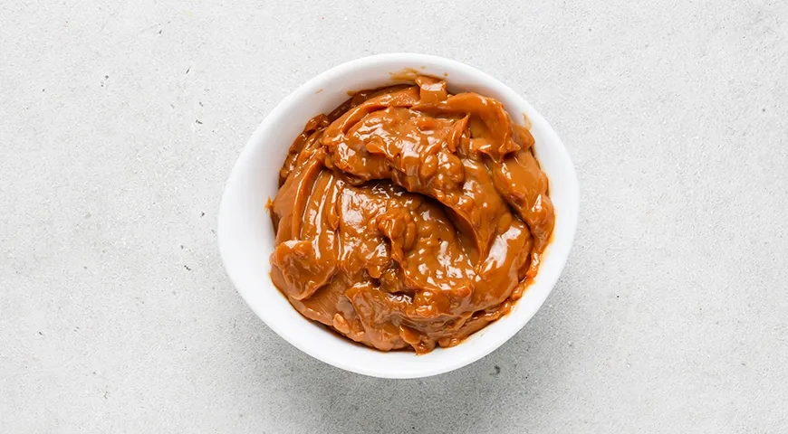 Сметанный крем с вареной сгущенкой: шаг 1