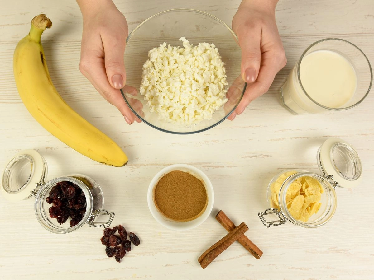 Шаг 1: Смузи-боул с бананом