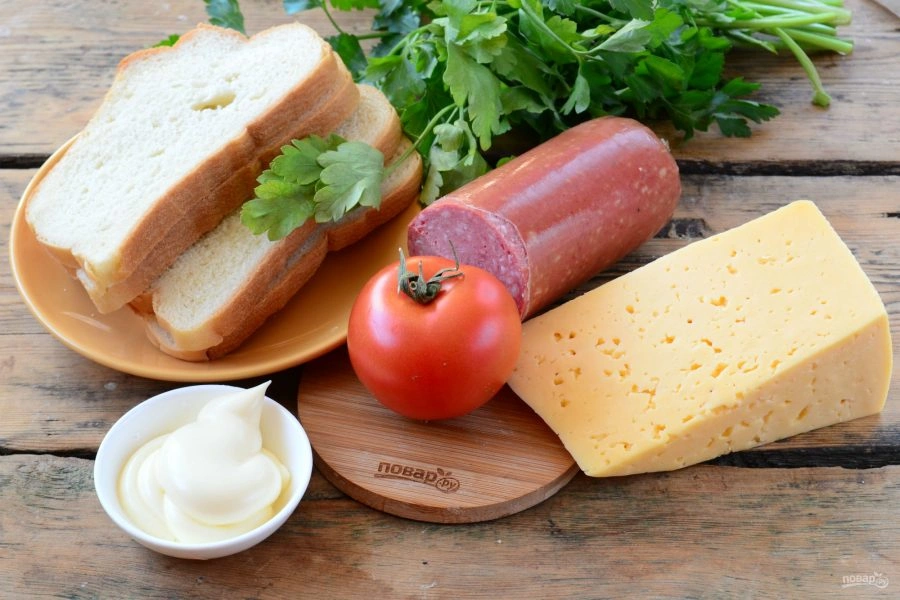 Шаг 1: Сочные горячие бутерброды