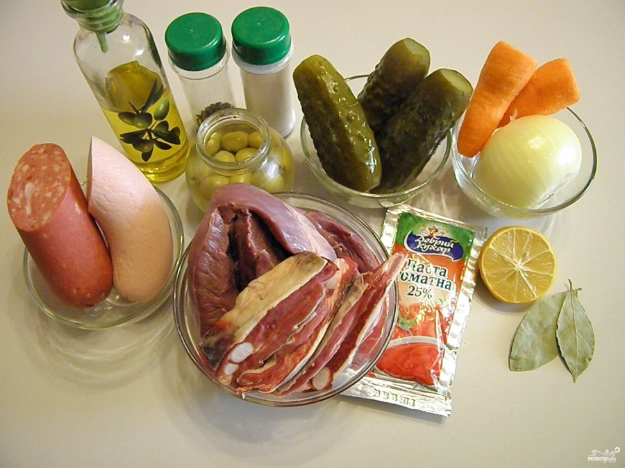 Шаг 1: Солянка классическая