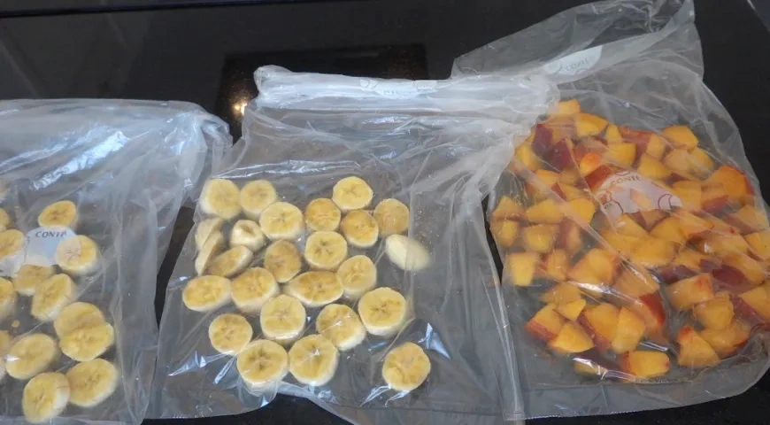 Сорбет без сахара (ягодный и нектариновый): шаг 1