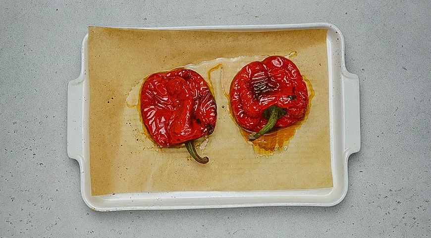 Паста с соусом ромеско: шаг 1