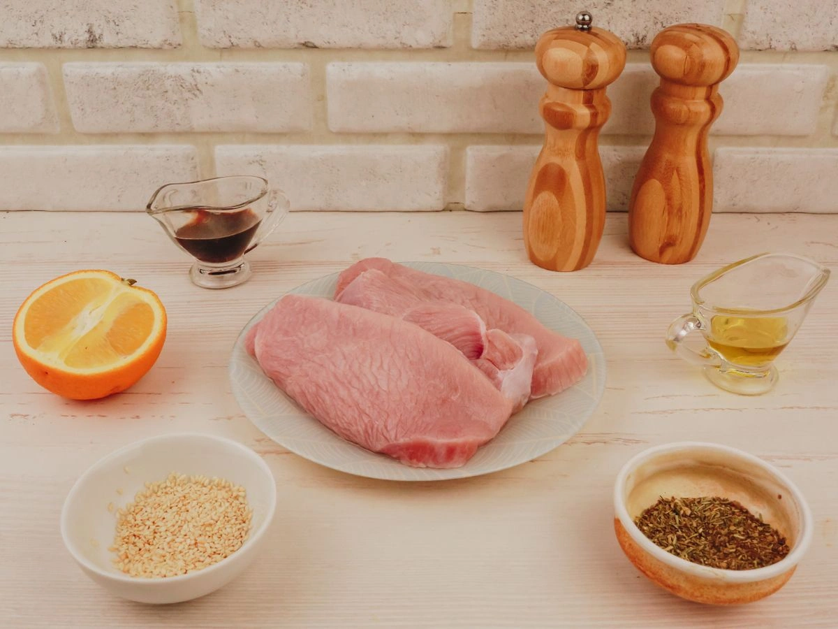 Шаг 1: Стейк из индейки в соусе терияки, запеченный в духовке