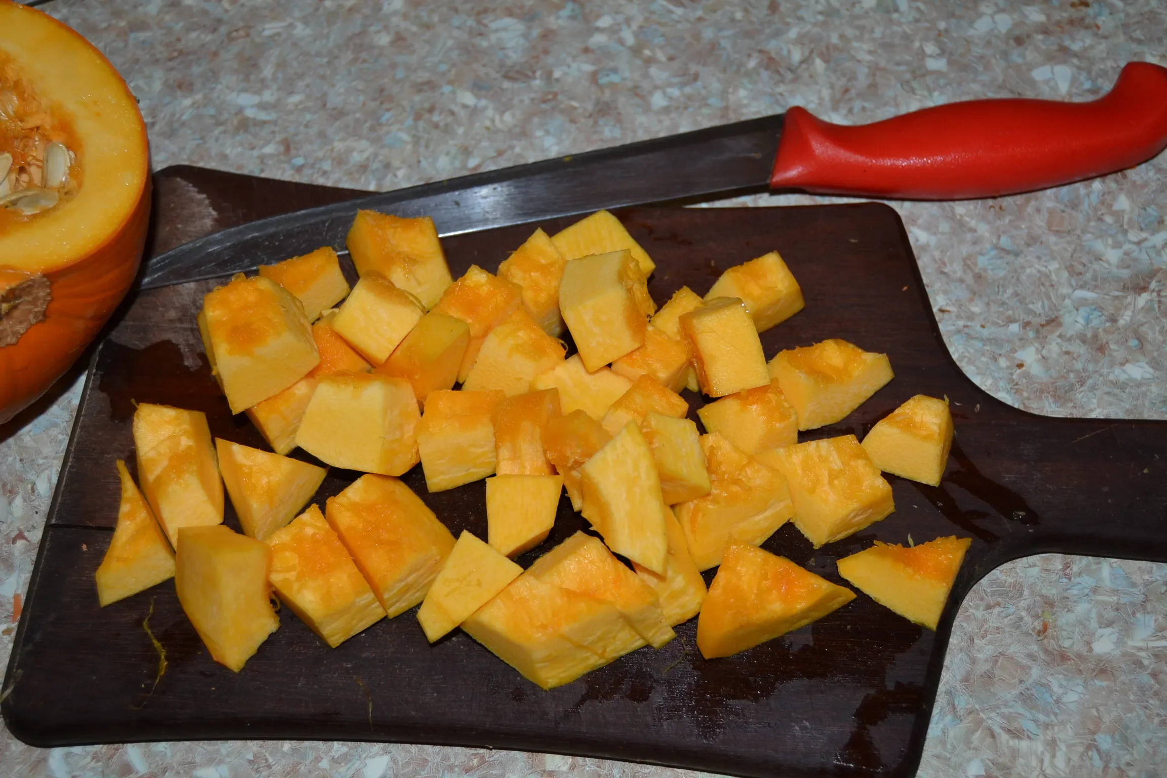 Суп тыквенный: шаг 1