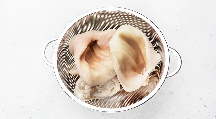 Свиные ушки по-корейски: шаг 1