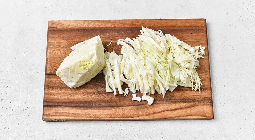 Та самая капуста, как в школьной столовой: шаг 1