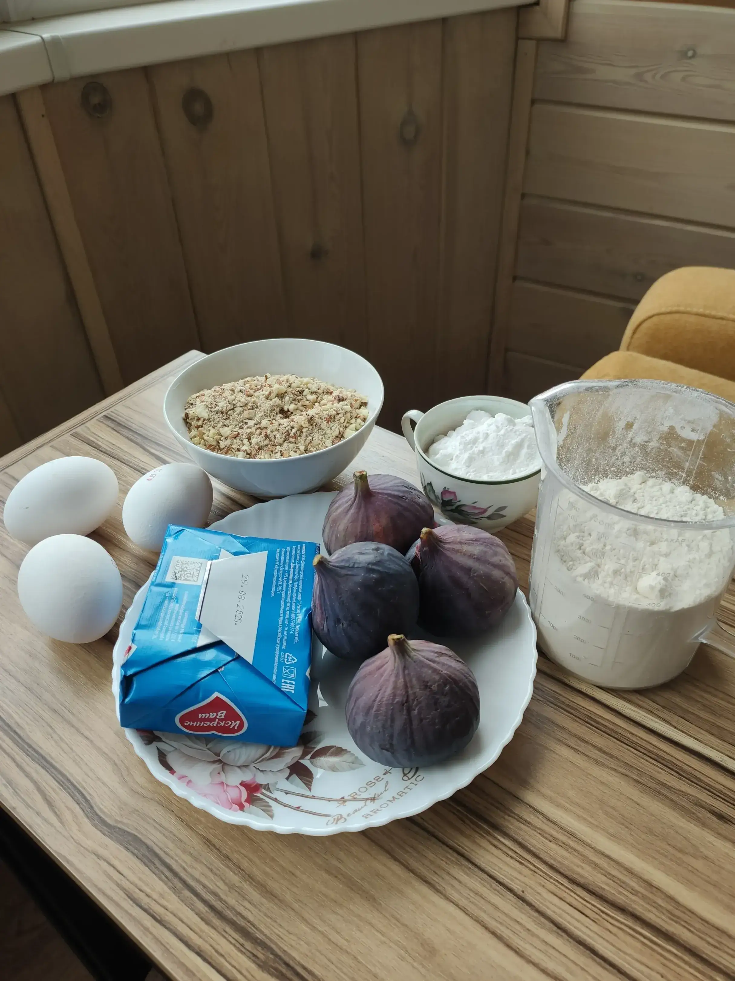 Тарт с инжиром: шаг 1