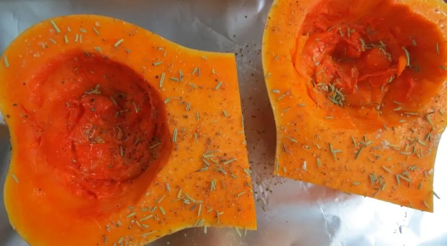 Тарт с тыквой и голубым сыром: шаг 1