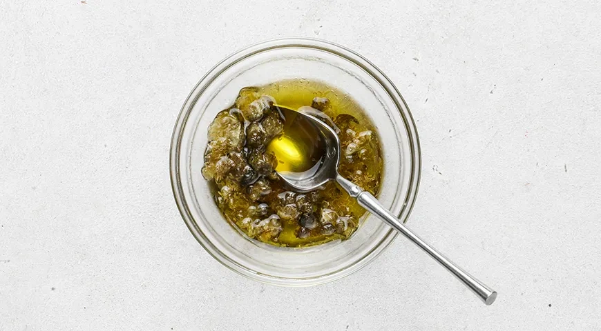 Тартинки с лососем: шаг 1