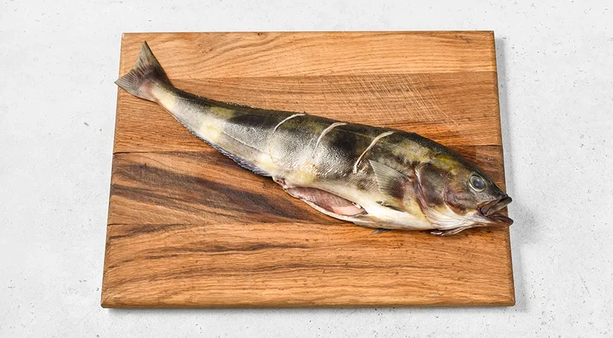 Терпуг, запеченный в фольге: шаг 1