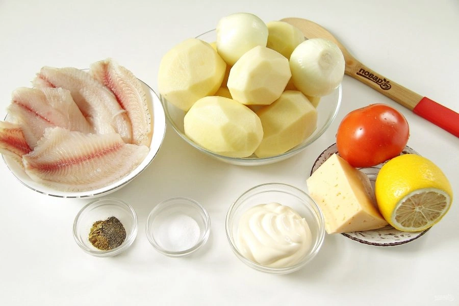 Шаг 1: Тилапия в духовке с картошкой