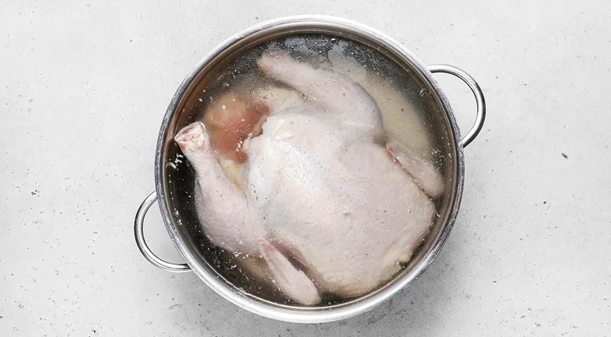 Токмач (татарский суп с лапшой): шаг 1