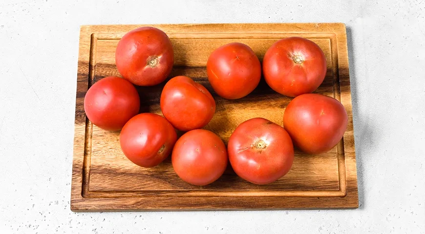 Томатный сок без стерилизации: шаг 1