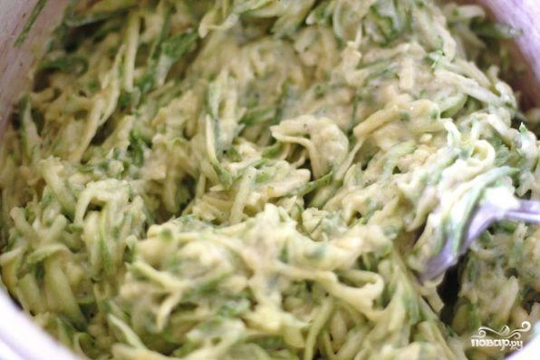 Шаг 1: Торт из кабачков