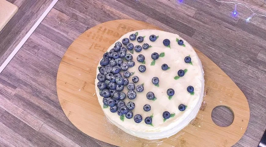 Торт с муссом из белого шоколада: шаг 1