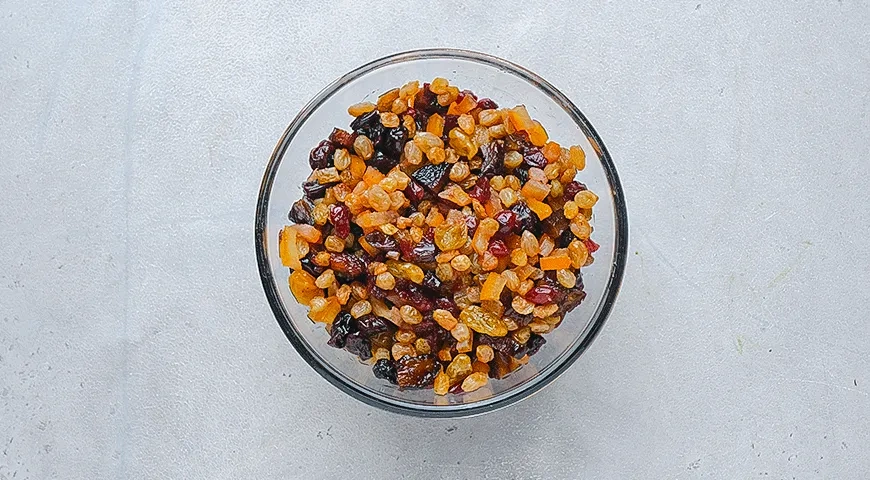 Традиционный рождественский пудинг: шаг 1