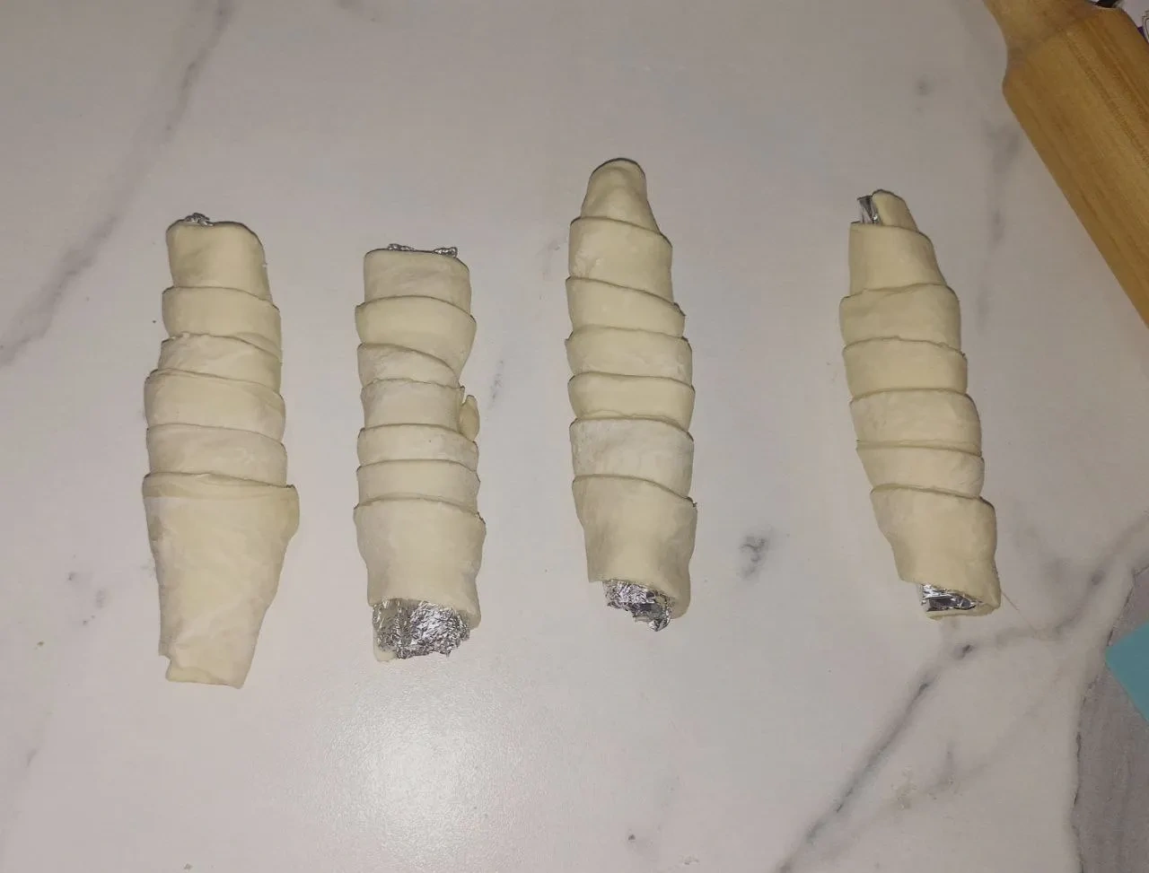 Трубочки с белковым кремом: шаг 1