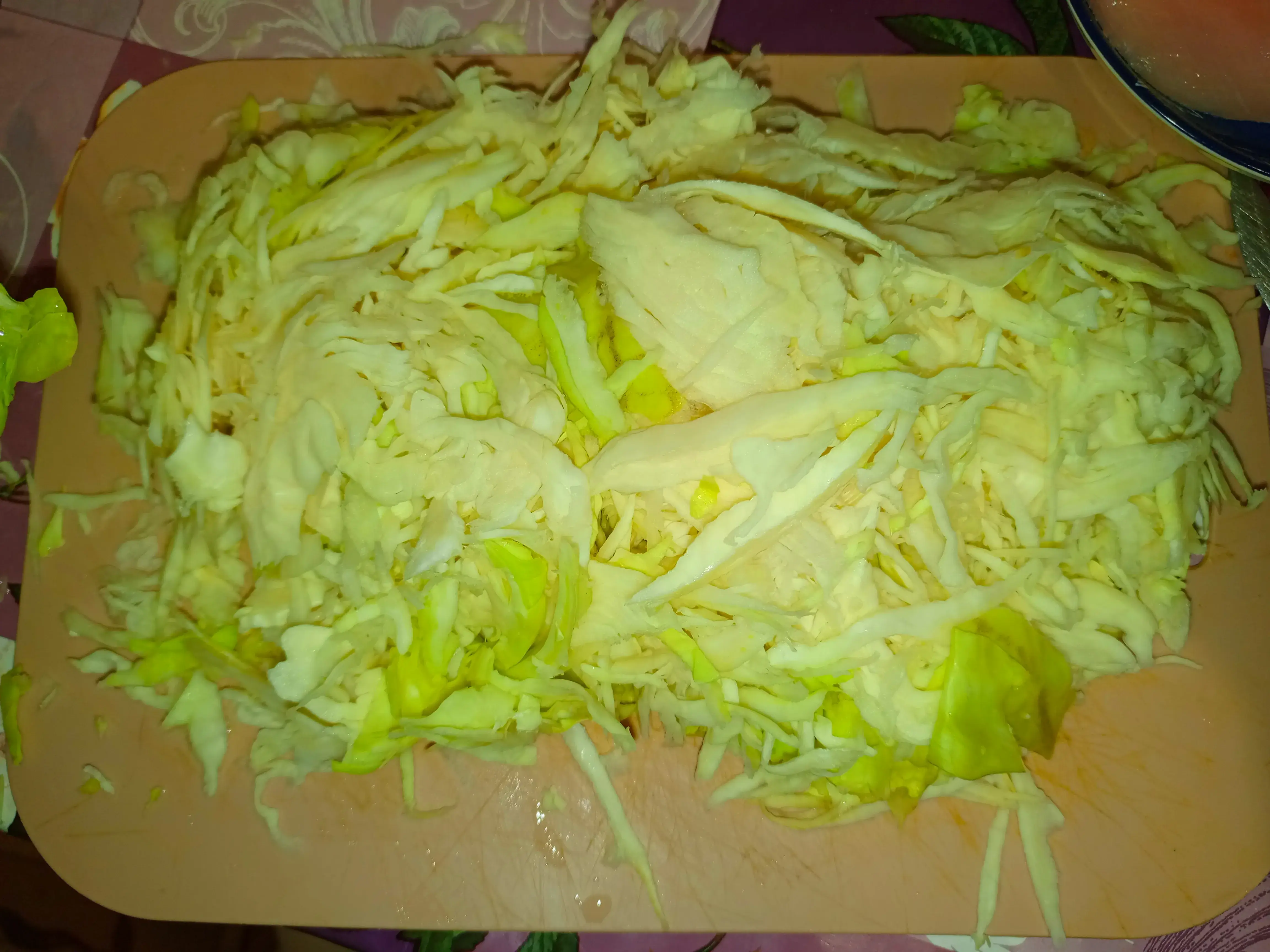 Капуста с куриной грудкой: шаг 1