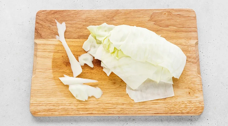 Тушеная капуста в микроволновке: шаг 1