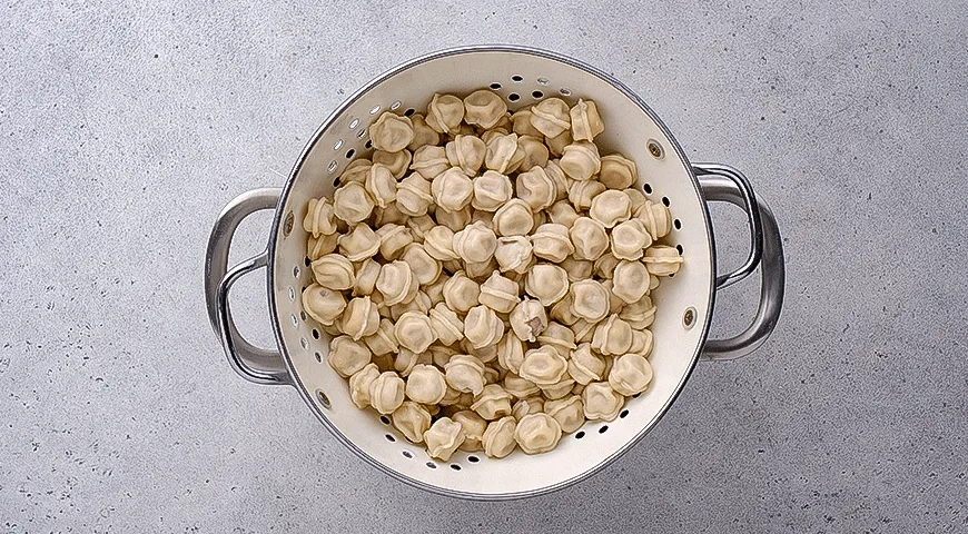 Тыквенное рагу с мини-пельменями: шаг 1