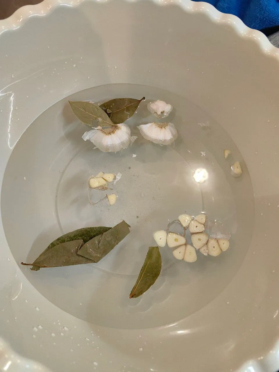 Утка с яблоками: шаг 1