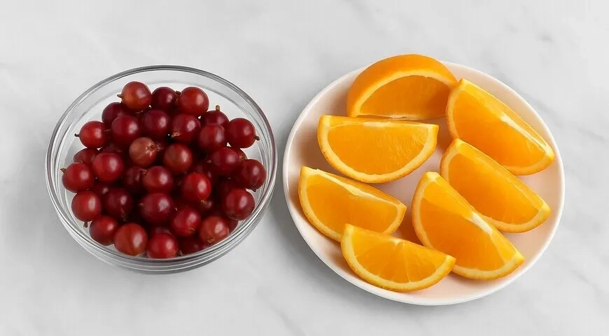 Варенье из крыжовника с апельсином через мясорубку на зиму: шаг 1