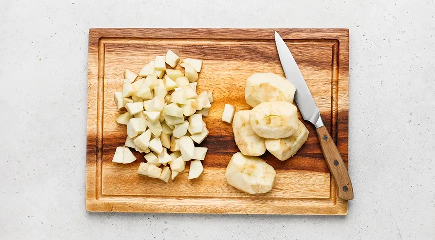 Варенье из яблок без сахара: шаг 1