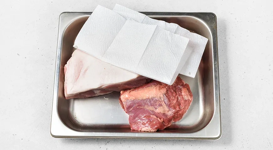 Ветчина в духовке: шаг 1