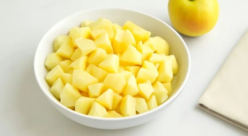 Яблочное пюре со сгущенкой: шаг 1