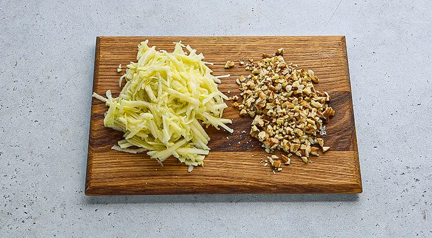 Яблочные мини-штрудели с мороженым: шаг 1