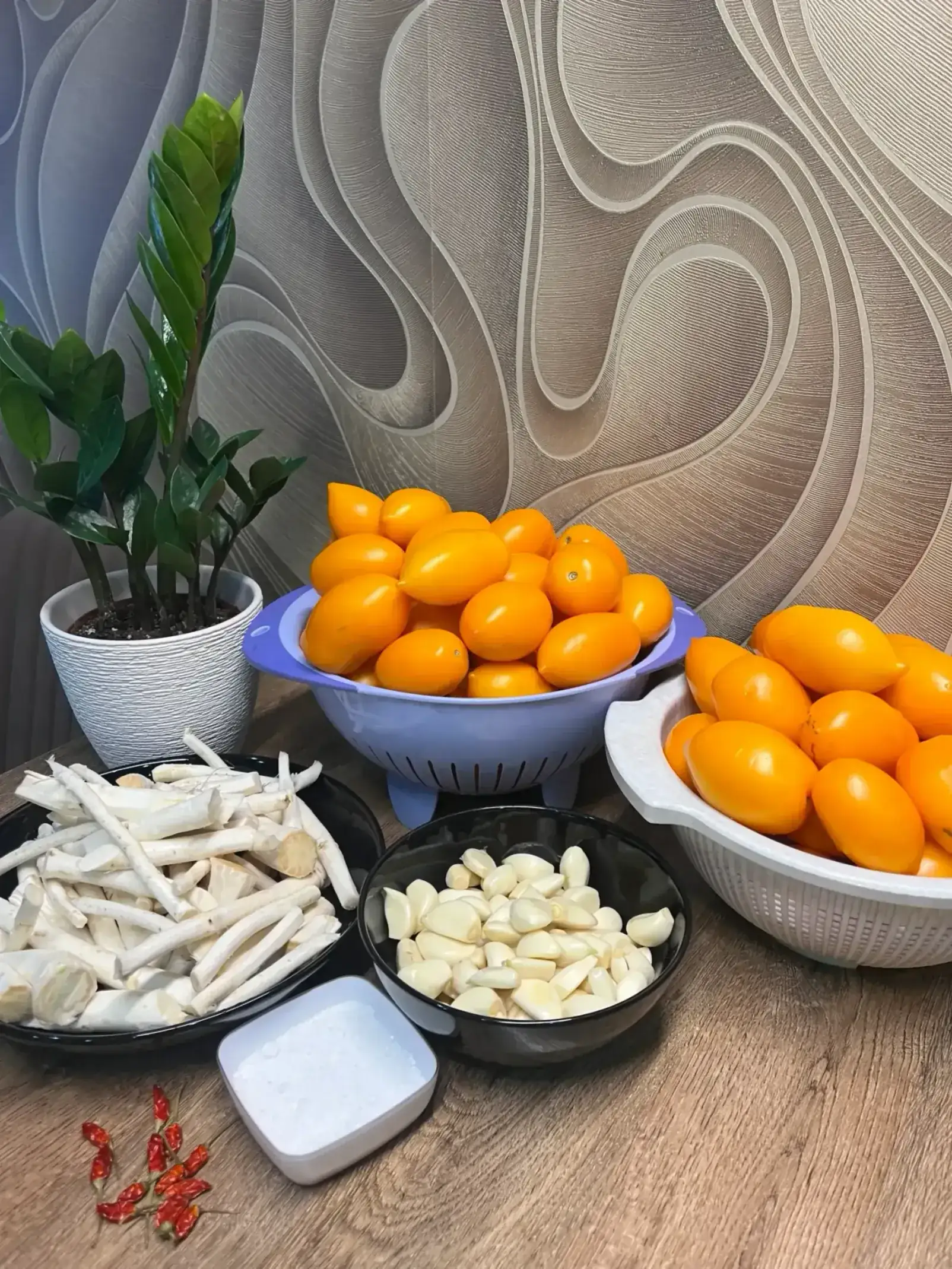 Закуска «Огонь»: шаг 1