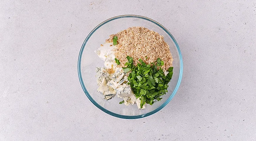 Закуски с творожным сыром на праздничный стол: шаг 1