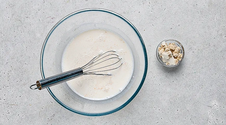 Заливной пирог с грибами «Обабник»: шаг 1