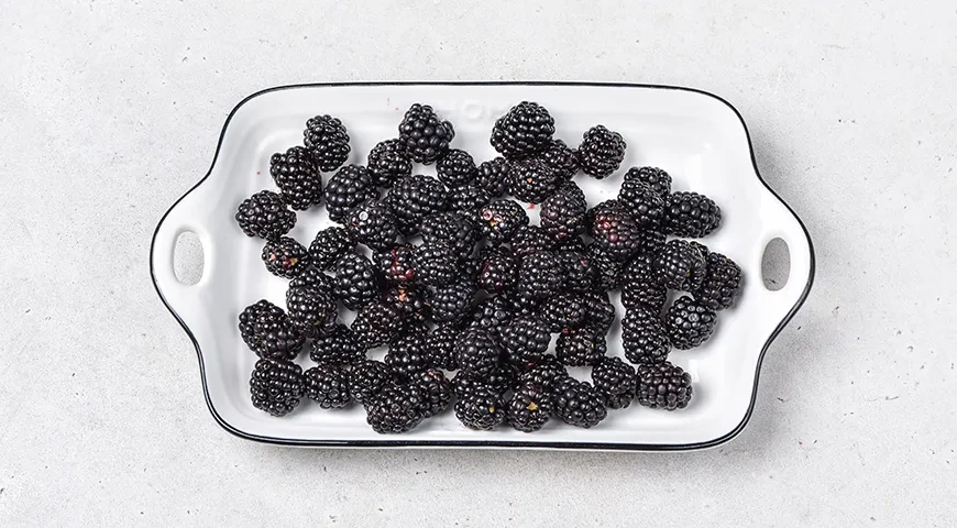 Замороженная ежевика: шаг 1