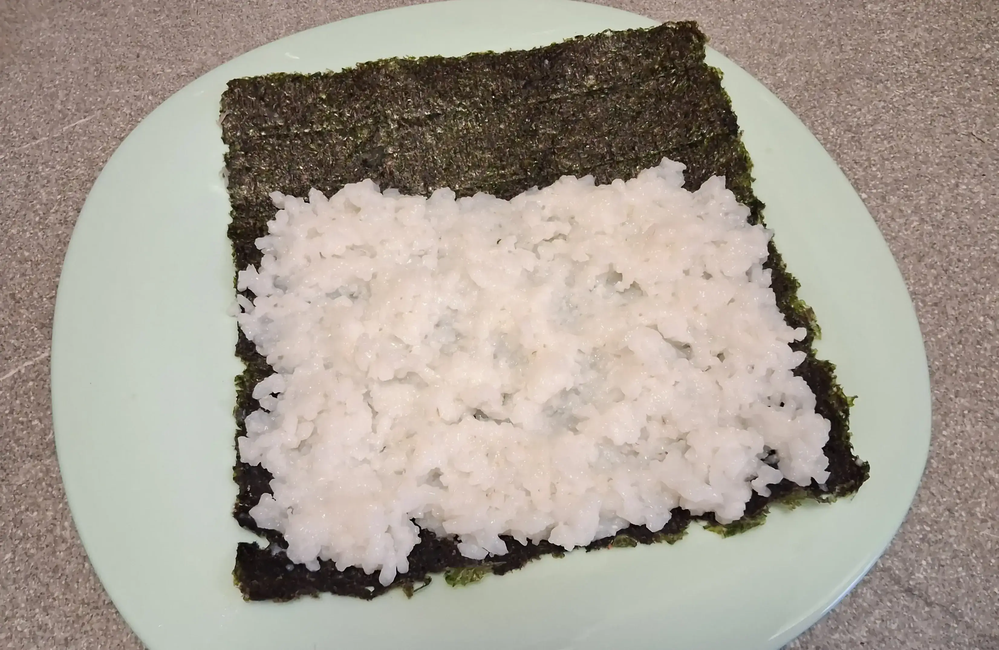 Запечённые роллы с креветками: шаг 1