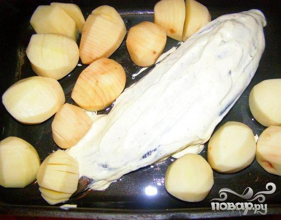 Шаг 1: Запеченный карп в духовке