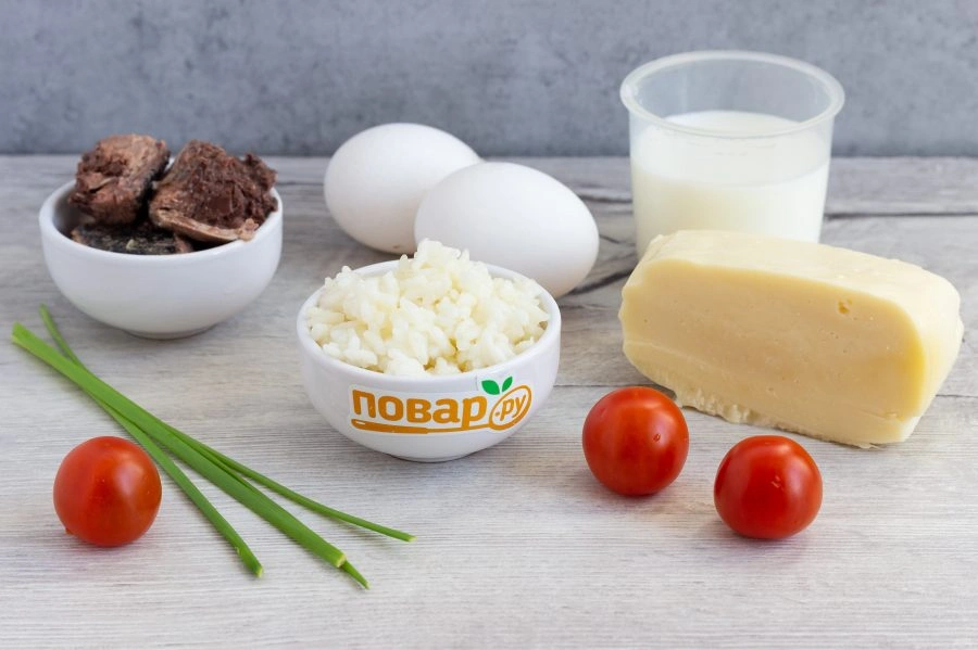 Шаг 1: Запеканка с тунцом под сыр ной корочкой